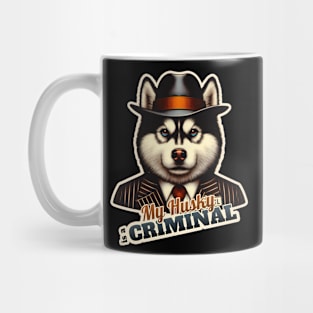 Husky Criminal Mug